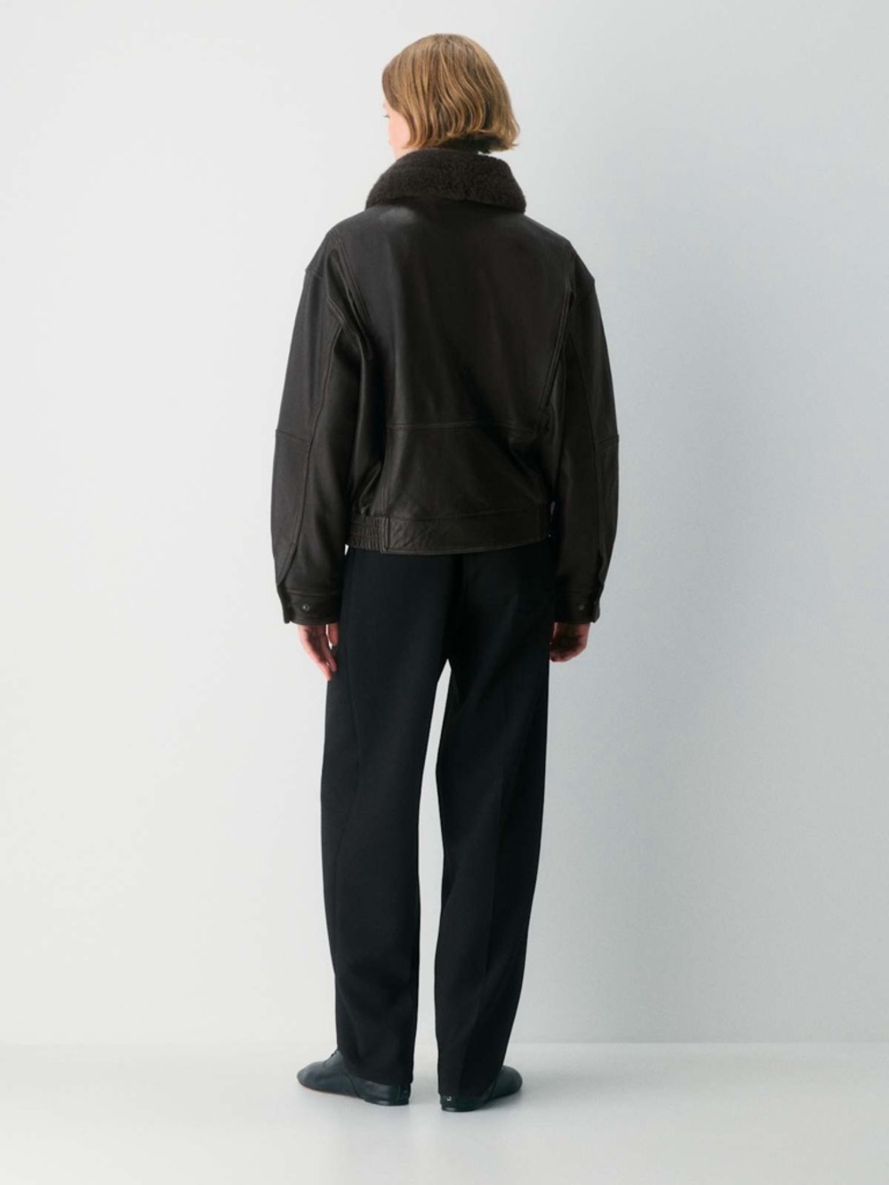 ARITZIA Elliott Aviator Jacket size XS NWT - Picture 5 of 13